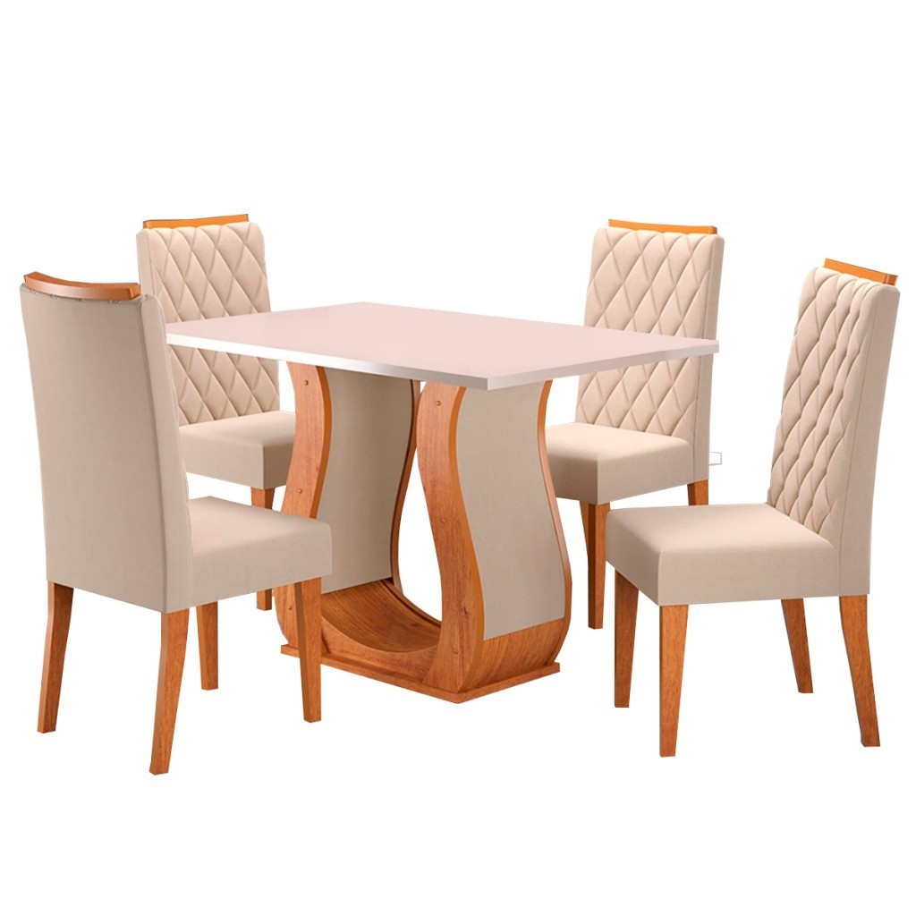 Mesa de Jantar 4 Lugares Los Angeles — imagen 2