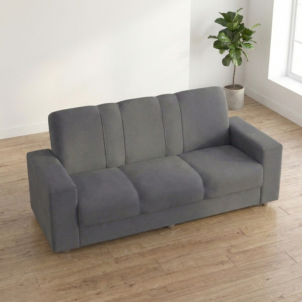 Sofá Roma 3 lugares Suede - Sofá Casa — imagen 4