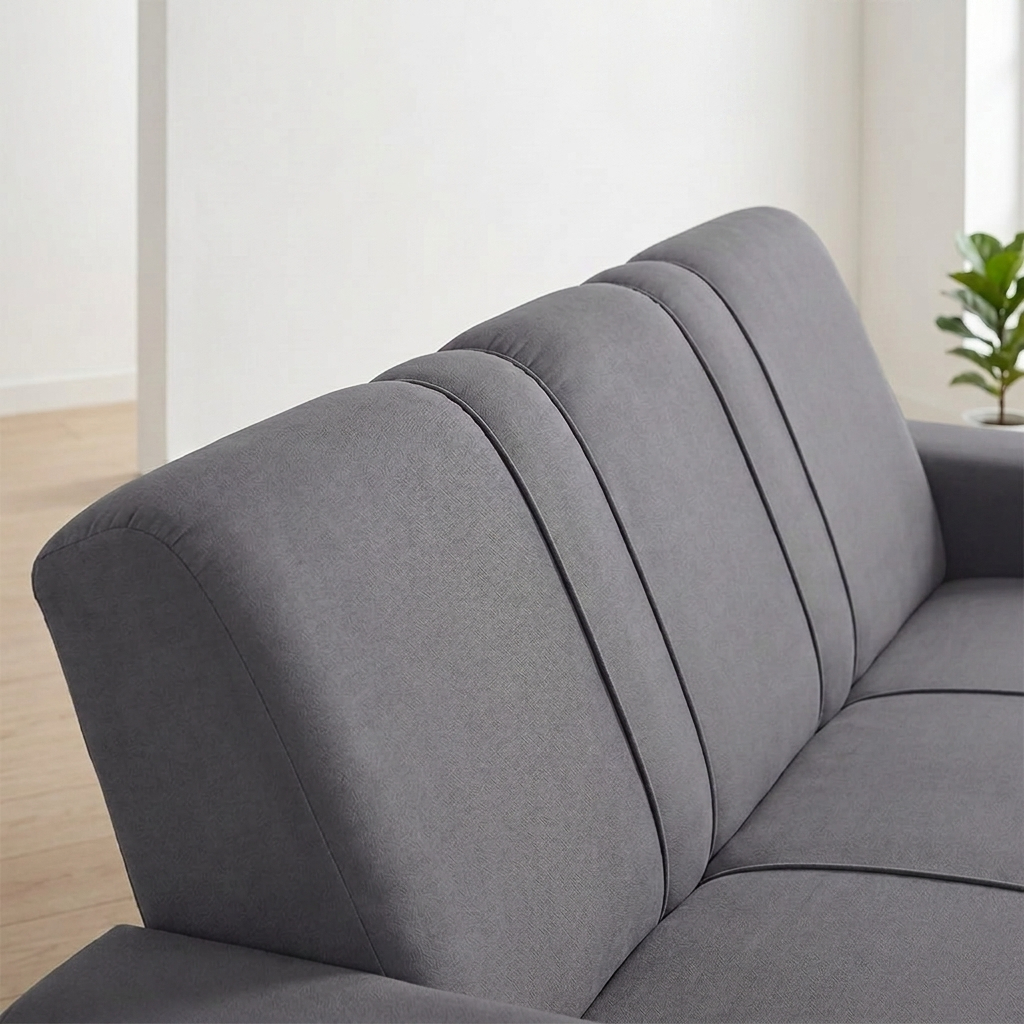 Sofá Roma 3 lugares Suede - Sofá Casa — imagen 3
