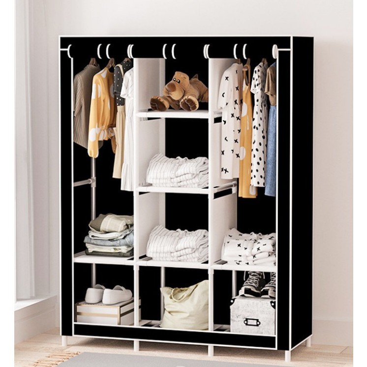 Guarda Roupa Portátil Desmontável Organizador Prático Solteiro e Casal — imagen 2
