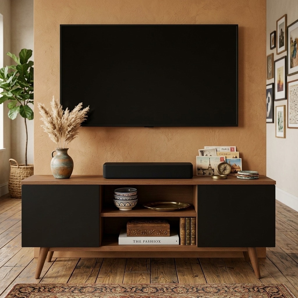 QUEIMA DE ESTOQUE - Buffet Balcão com 3 Portas e 1 Prateleira Multiuso - p/ Sala Estar ou Escritório — imagen 3