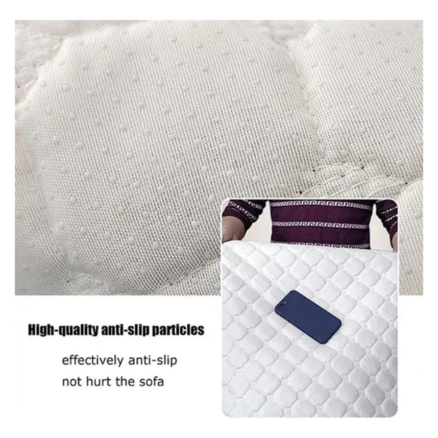 Capa De Sofá De Flanela Antiderrapante Universal Almofada De Sofá Simples 90x90cm — imagen 3