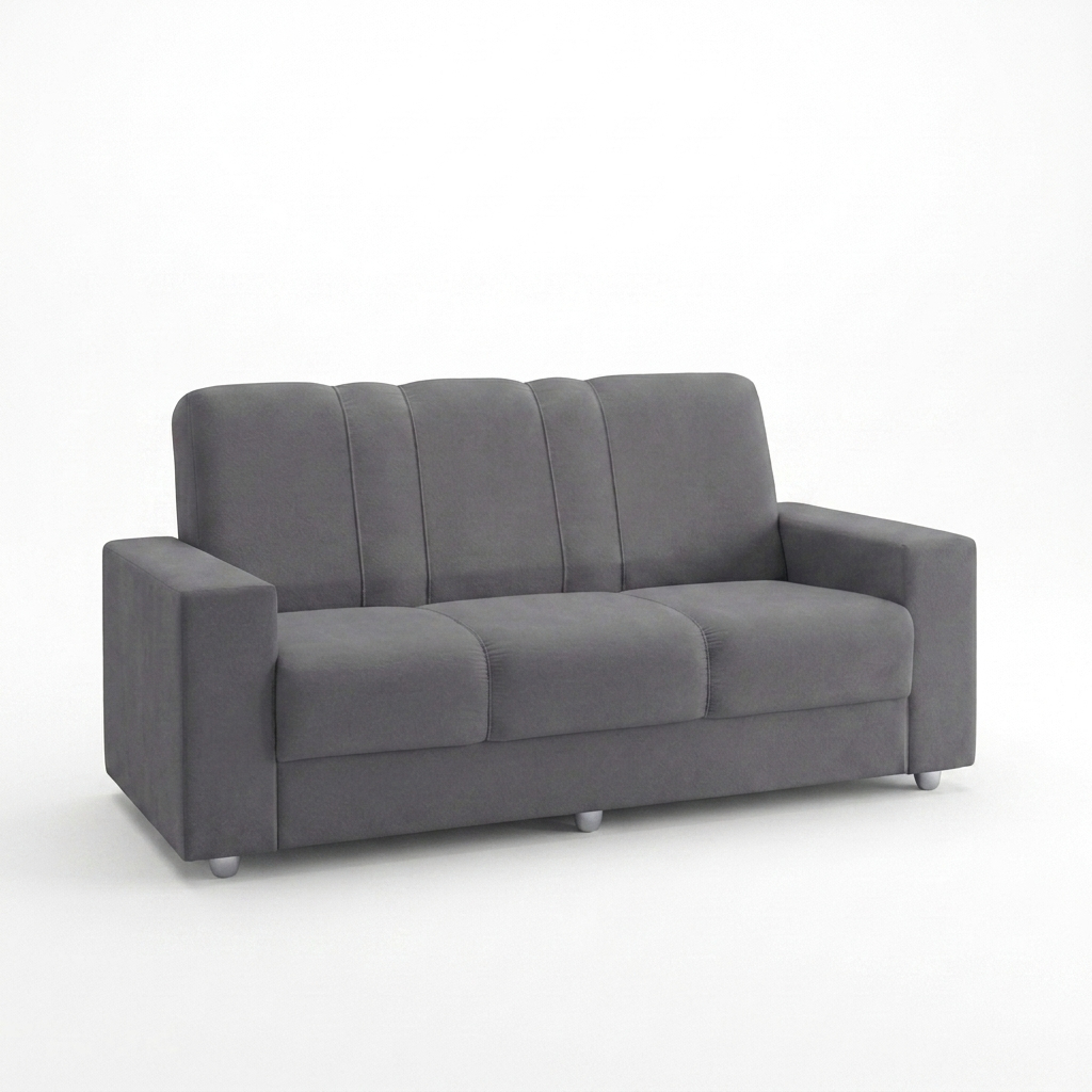 Sofá Roma 3 lugares Suede - Sofá Casa — imagen 5