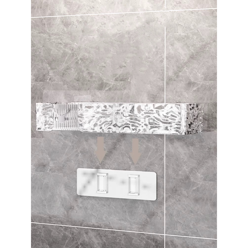 kit 2 Suporte De Shampoo Prateleiras De Banheiro Sem Furo Acrilico Chifre — imagen 7