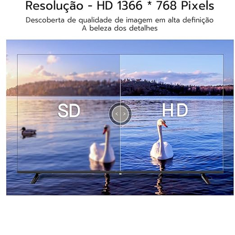 Smart TV 24/32 polegadas LED HD Wi-Fi TV 60Hz 32wdsnbx 100/240v Android 14 — imagen 5