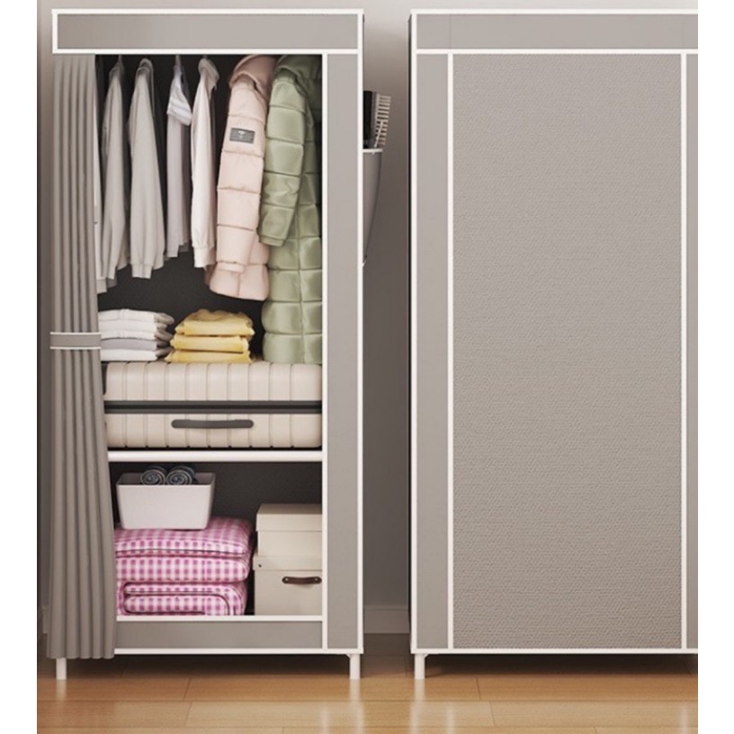 Guarda Roupa Portátil Desmontável Organizador Prático Solteiro e Casal — imagen 4