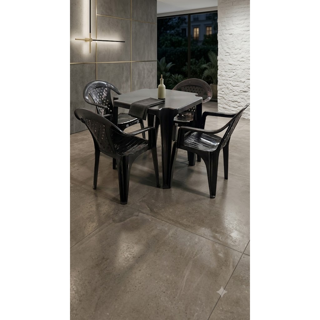 Kit 4 Poltronas 154kg + Mesa 70 x 70 — imagen 3
