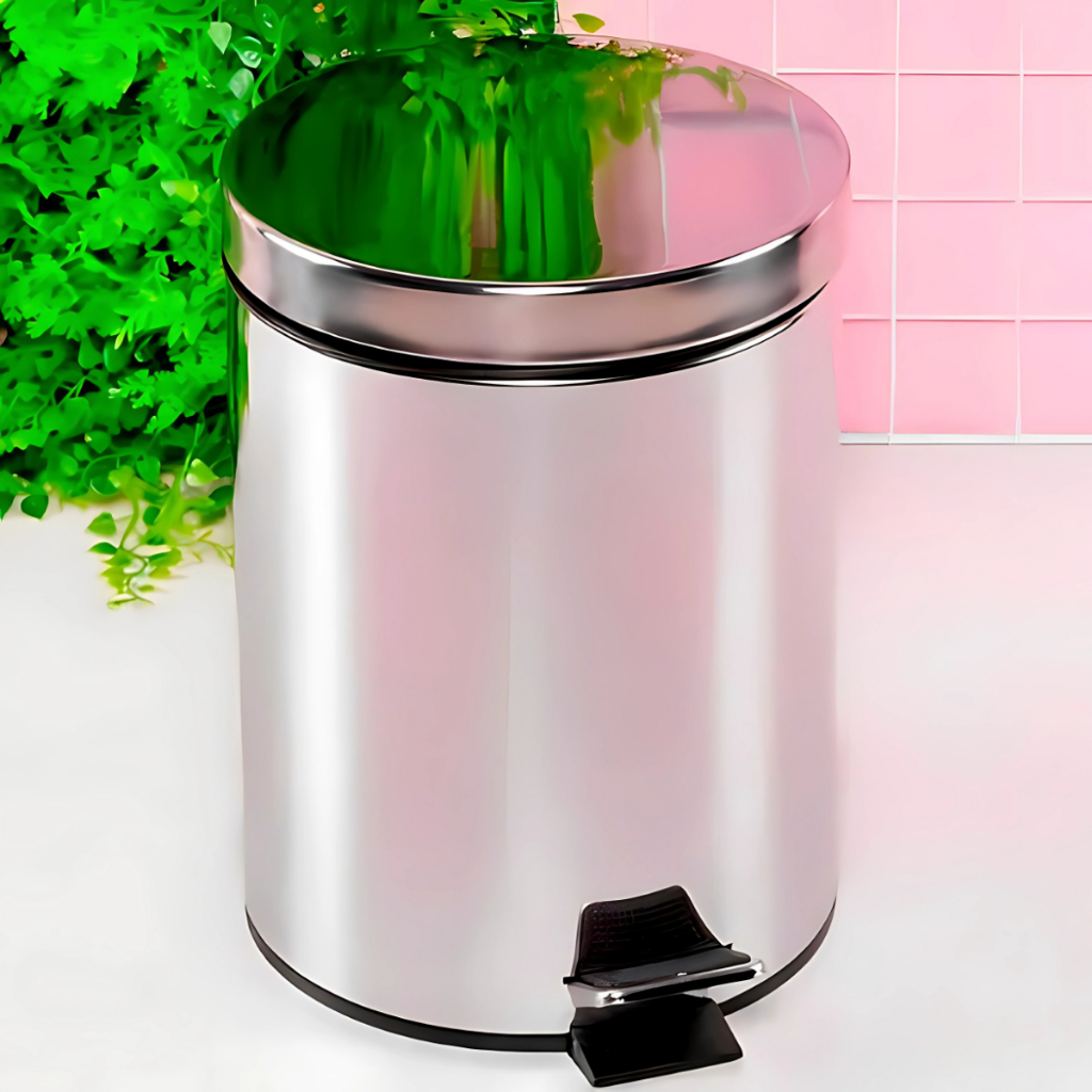 Lixeira Banheiro Inox 5 Litros + Escova Sanitária Inox Ou Itens Avulsos — imagen 5