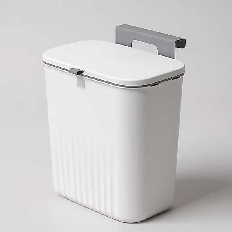 kit banheiro lixeira suspensa+Escova de Silicone p/Vaso Sanitário 2em1 Base de Banheiro Privada-acessorios para banheiro — imagen 5