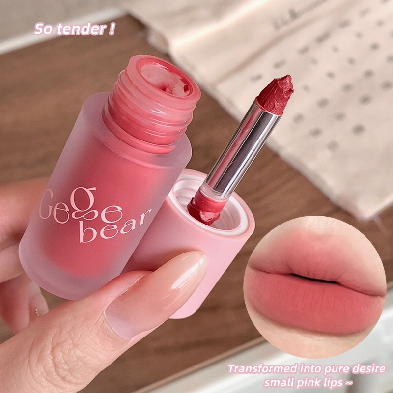 Gecomomo Creme Blush Líquido 6 Cores Veludo Liso Mate Rosa — imagen 8