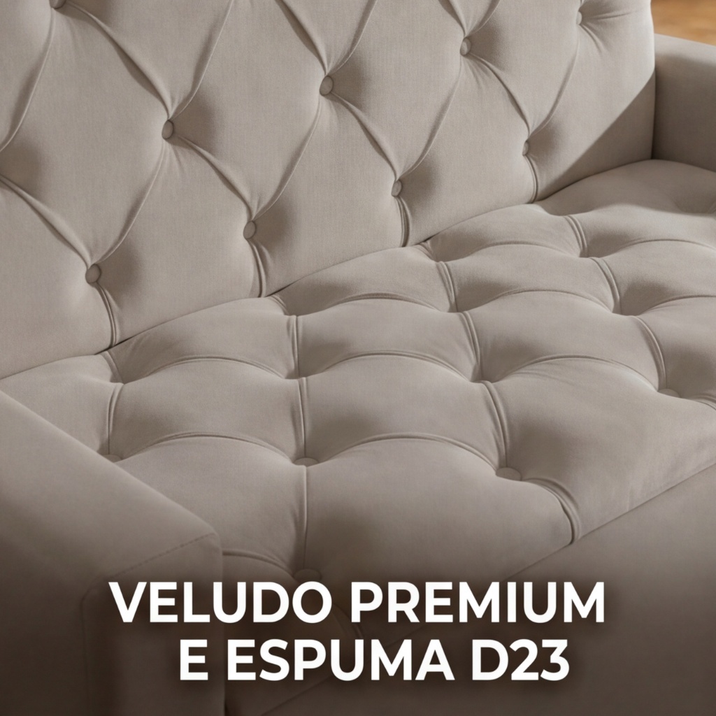 Sofá Banco Divã Recamier Baú Califórnia 1,20m Moderno Luxo Recepção Quarto Confortavel Luxo — imagen 4