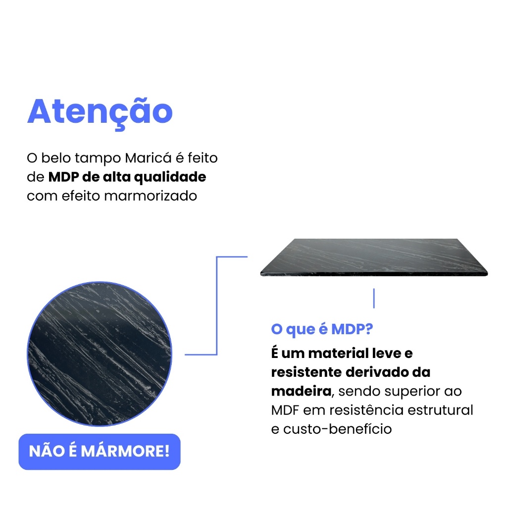 Conjunto Jogo de Mesa Jantar 4 Lugares Cadeiras Retangular Para Cozinha Apartamento Pequeno — imagen 3