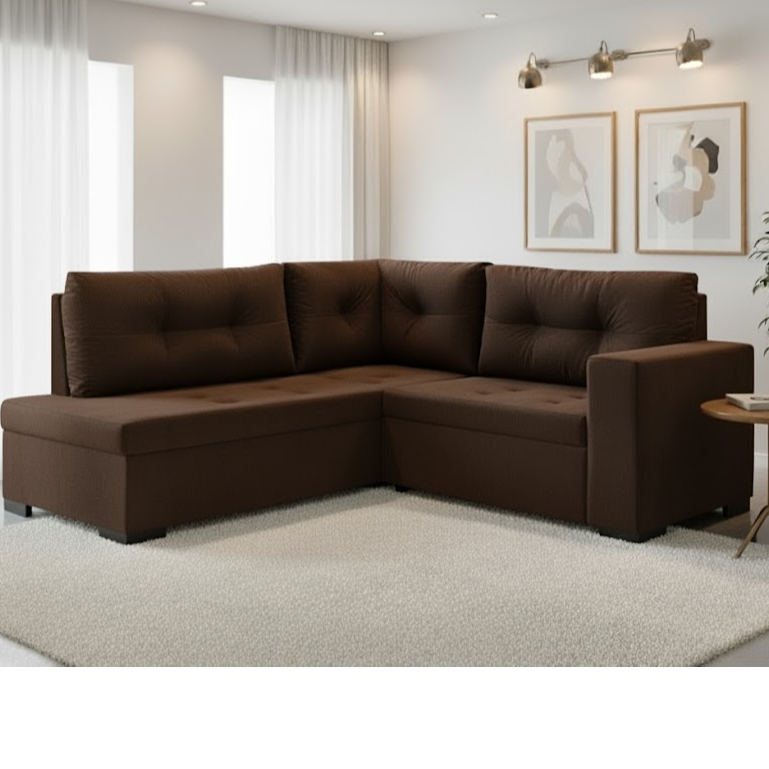 Sofá De Canto Lily Com Design Moderno E Aconchego