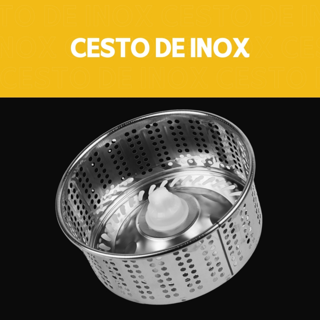 Mop Girátorio Cleaner Profissional – Balde com Centrífuga 14L + Refil Duplo e Cabo Reforçado - MN — imagen 8