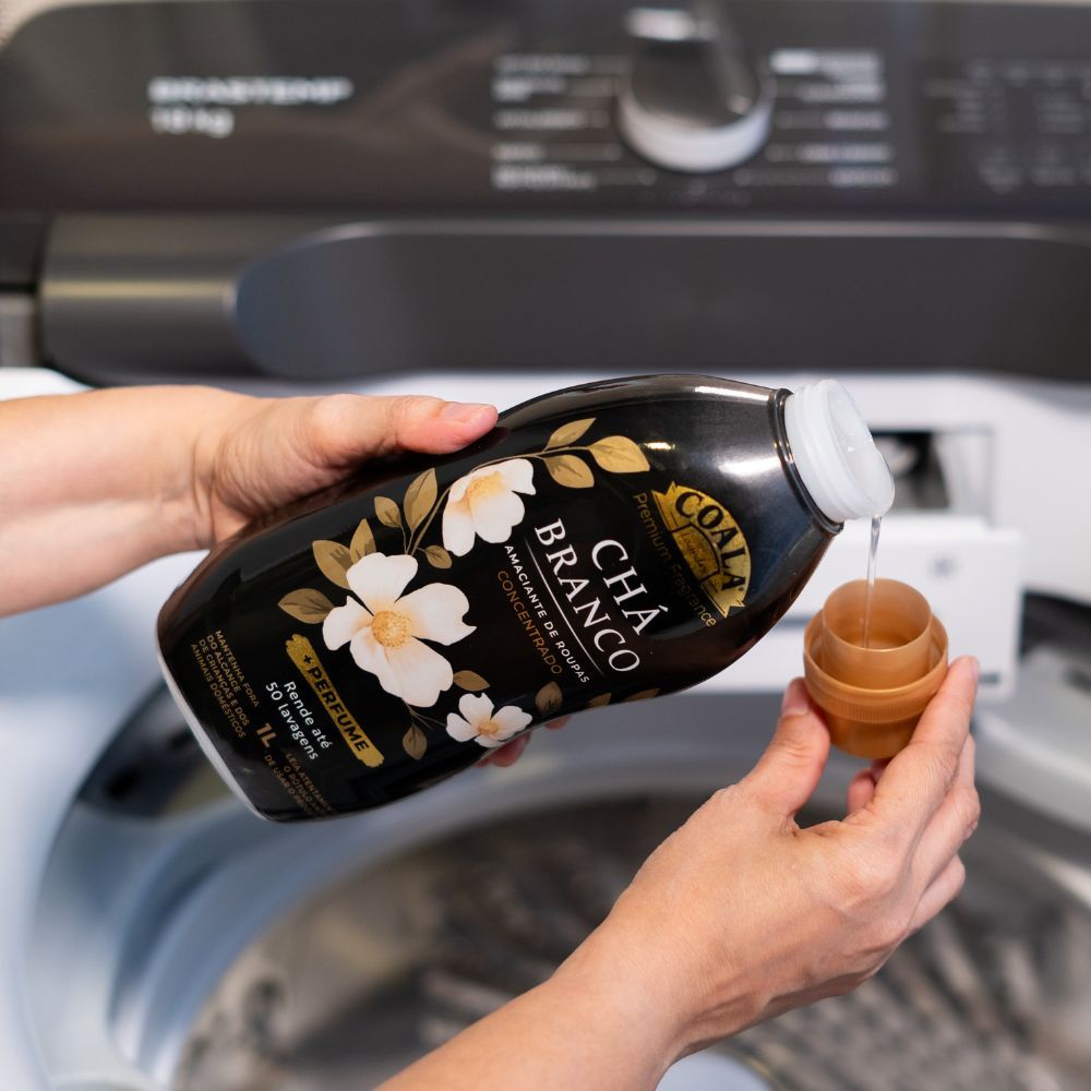 Kit Coala Laundry 1 Lava Roupas 5L + 2 Amaciantes de 1L cada - Chá Branco — imagen 5