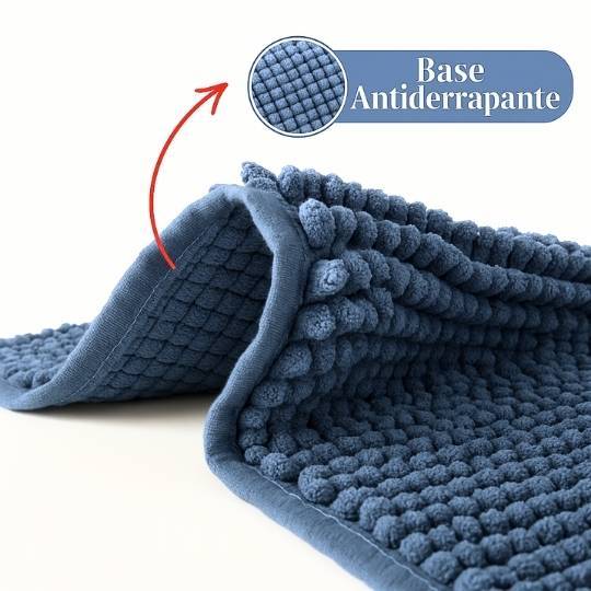 Tapete de Banheiro Antiderrapante Bolinha Macarrão Várias Cores — imagen 3