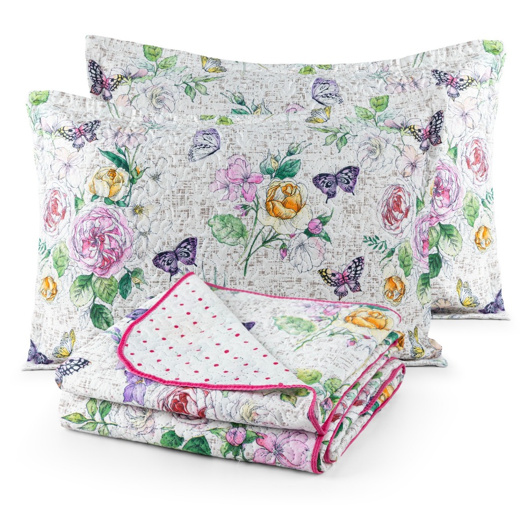 Kit Cobre Leito Casal 3 Peças Dupla Face Bouti 170 Fios Estampado Cama Box — imagen 3