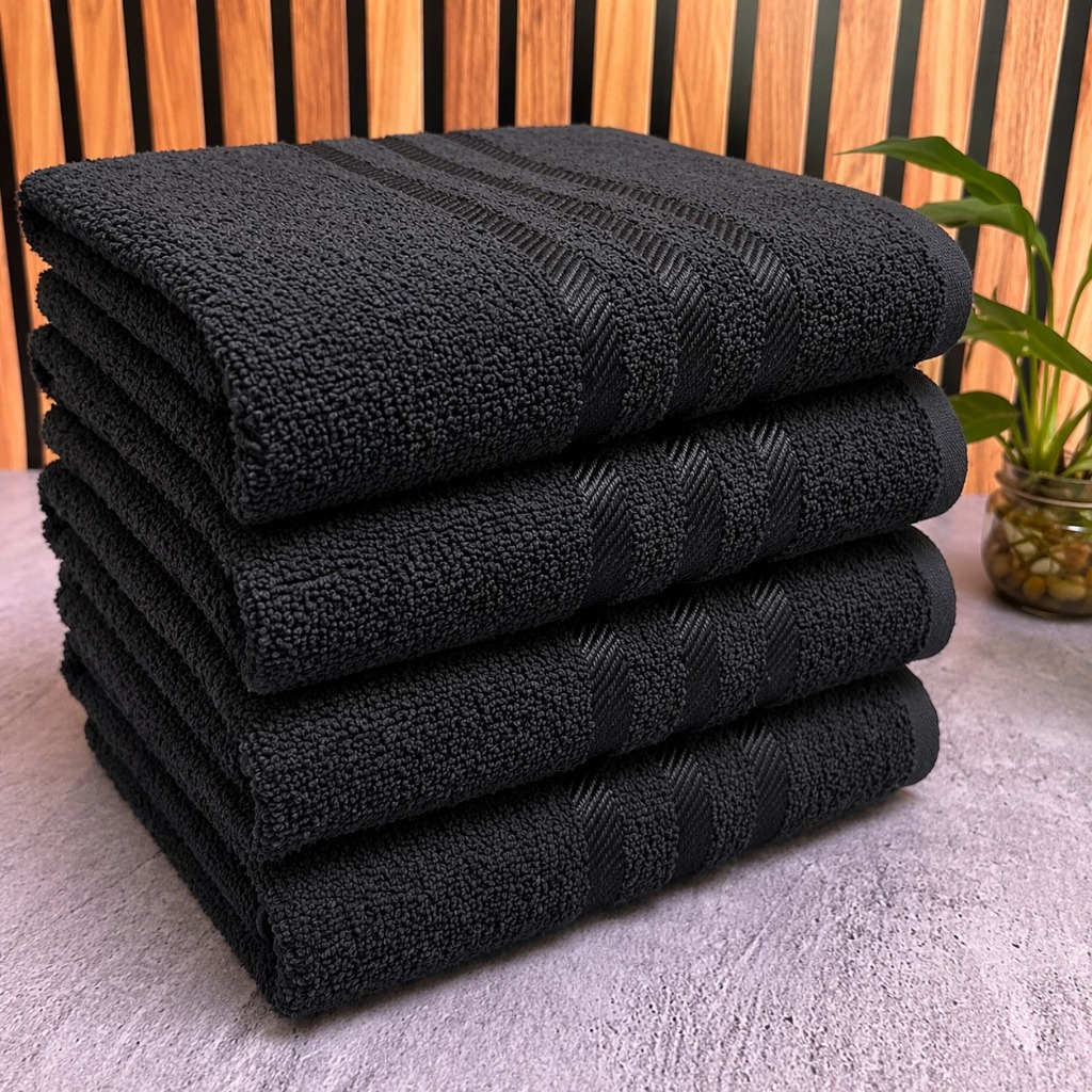 Kit 4 Toalhas - Banho Felpudas Ultra Macias 100% Algodão Puro 1,30x65cm Conforto e Qualidade — imagen 8