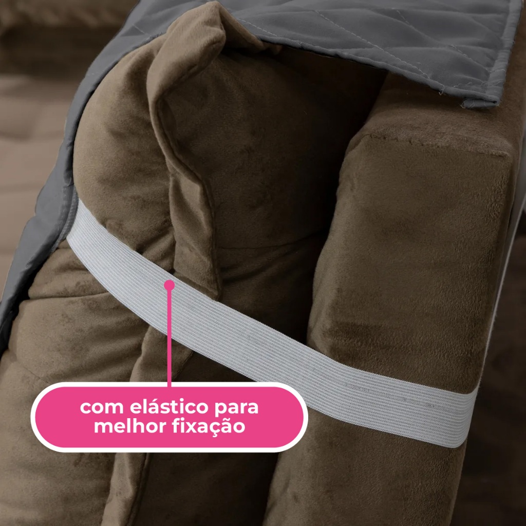 Protetor Capa De Sofá Impermeável 1,80m x 2,40m Matelado Para Sofá Retrátil Black Friday — imagen 3