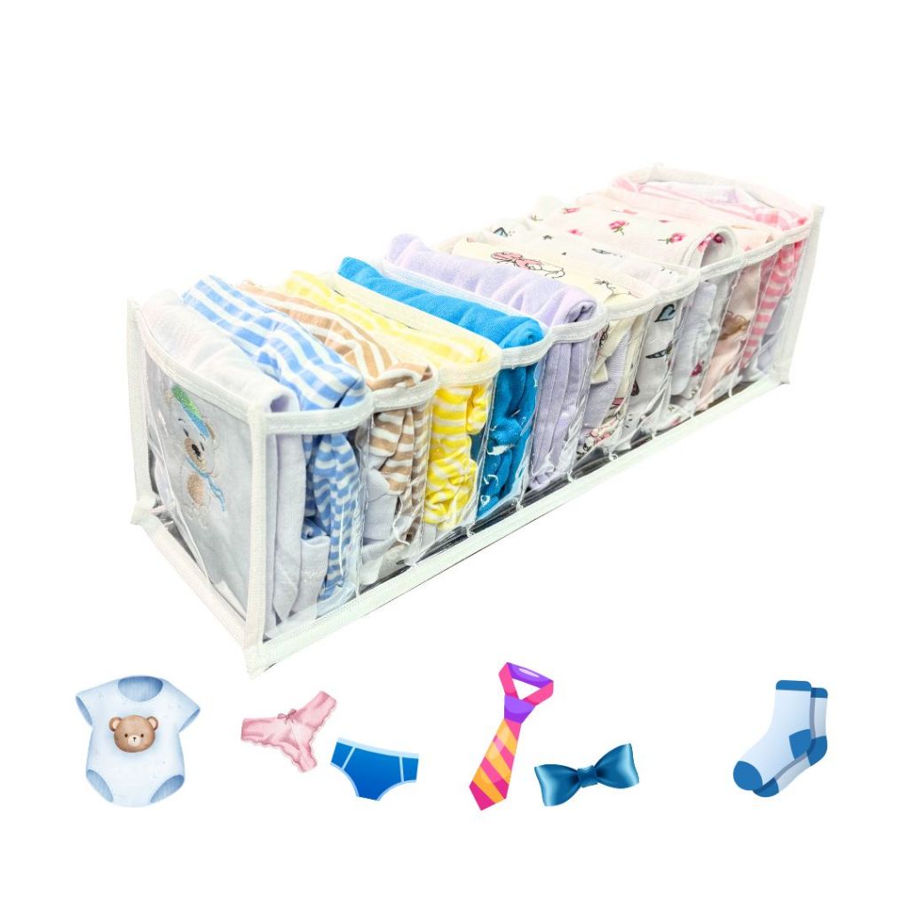 Kit Colmeia Organizadora de gavetas/Guarda Roupa P, M, G e GG - Maison Plus — imagen 3