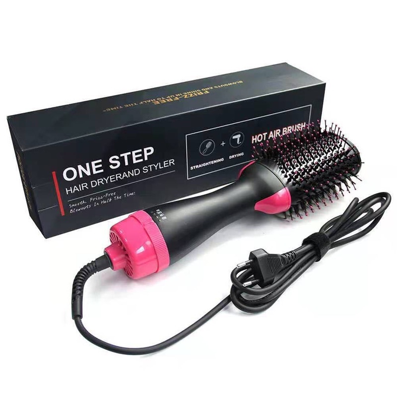 Escova Secadora Alisador Elétrica Quente Cabelo Com 3 Em1 Hair Styler 110V — imagen 4
