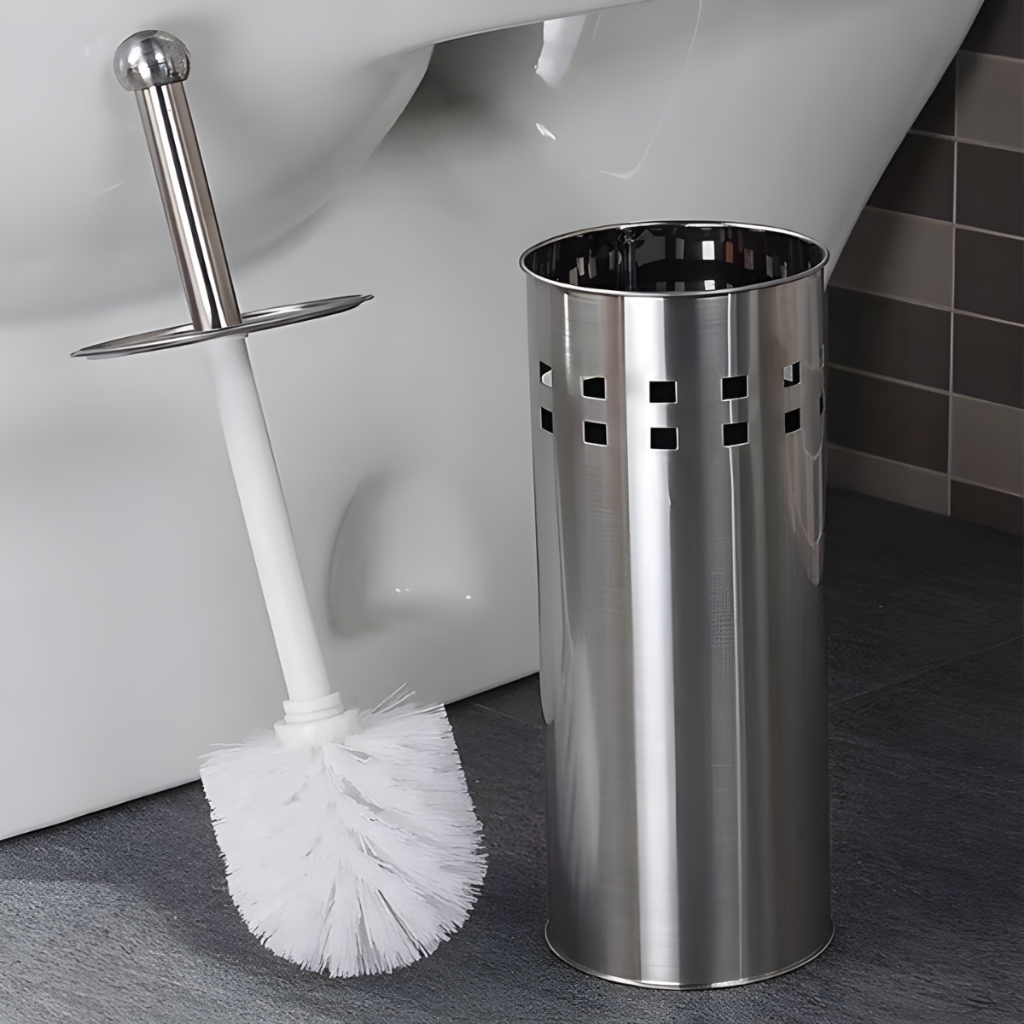 Lixeira Banheiro Inox 5 Litros + Escova Sanitária Inox Ou Itens Avulsos — imagen 7