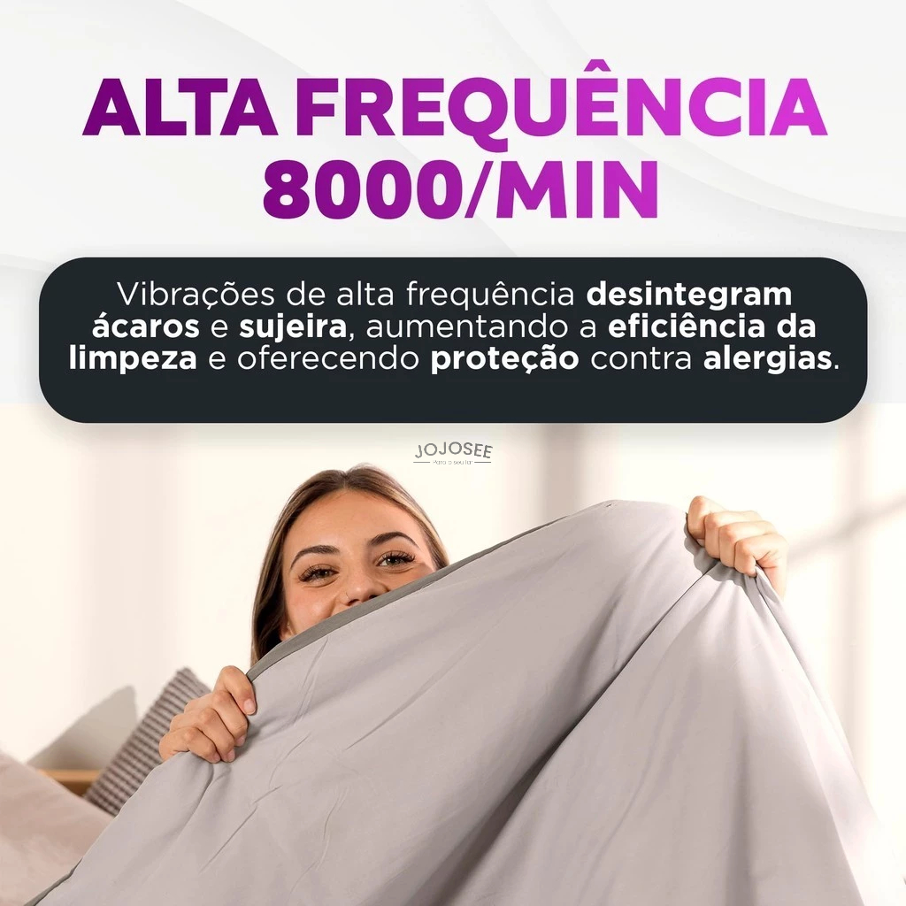 Aspirador Removedor de Ácaros Colchão Sofá Elétrico Esterilizador UV 5V 100W Potência Portátil — imagen 6