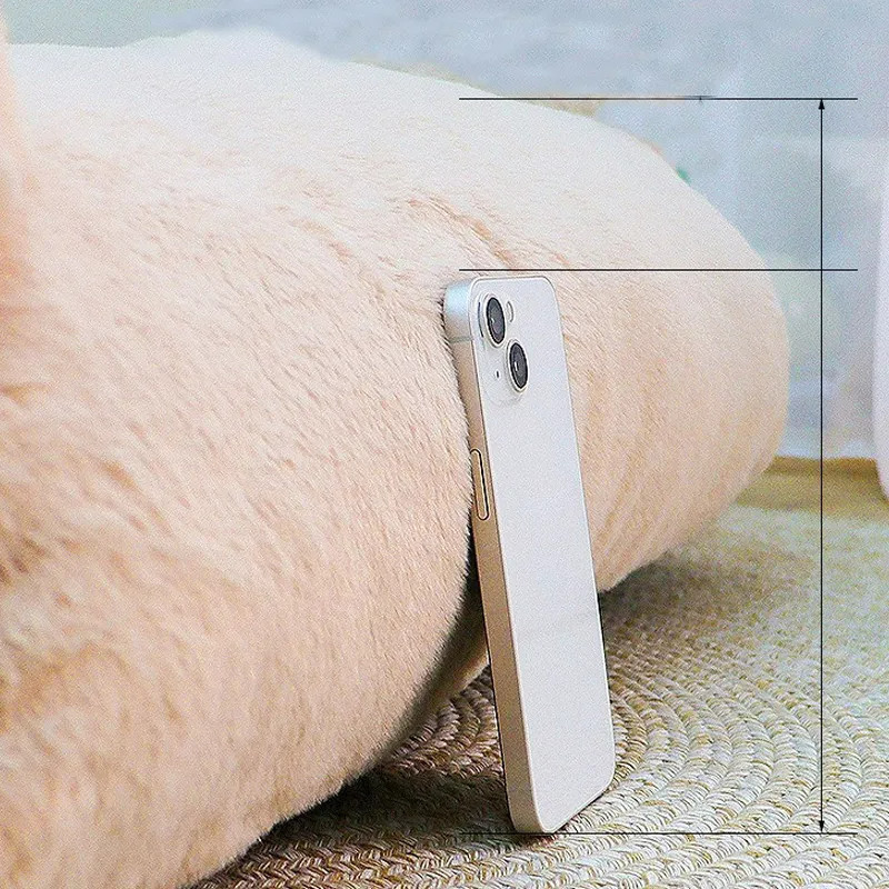 Sofá Cama De Luxo Para Gatos Inverno Ninho Quente Pequenos Cães Médios Confortável De Pelúcia Cachorros — imagen 5