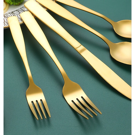 18 Peças Talheres Garfo Faca Colher de Mesa Casa Cozinha, 6 Peças Colher / 6 Peças Faca / 6 Peças Garfo — imagen 7