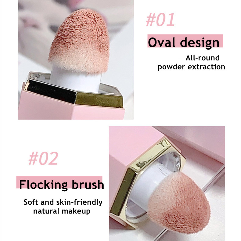 Gecomomo Creme Blush Líquido 6 Cores Veludo Liso Mate Rosa — imagen 2