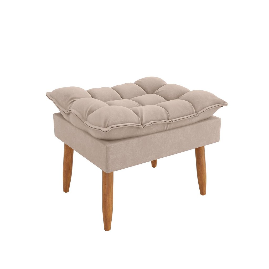 Kit 02 Poltronas + Sofá 2 lugares com Puff Opala Balaqui — imagen 8