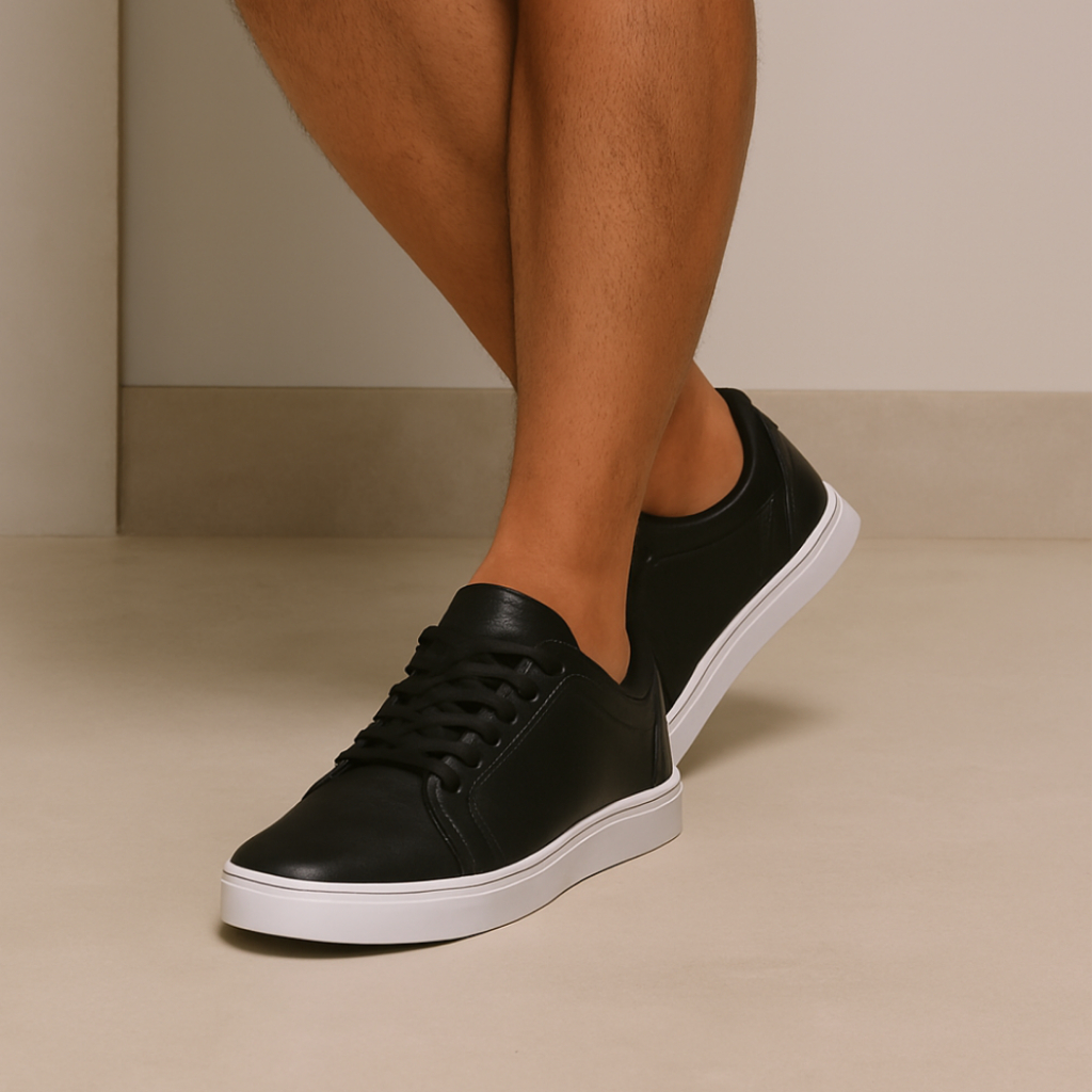 Tênis Masculino Casual Dia a Dia Trabalho Estiloso Urbano Básico Couro Sintético — imagen 6