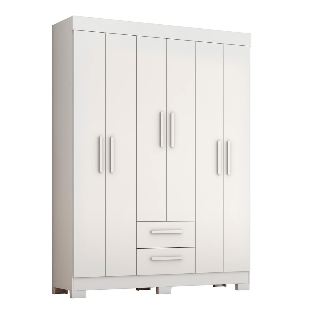 Guarda-Roupa com 6 Portas e 2 Gavetas NT6015 Notável Móveis — imagen 2