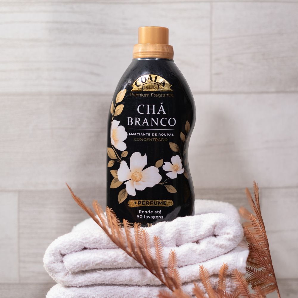 Kit Coala Laundry 1 Lava Roupas 5L + 2 Amaciantes de 1L cada - Chá Branco — imagen 2