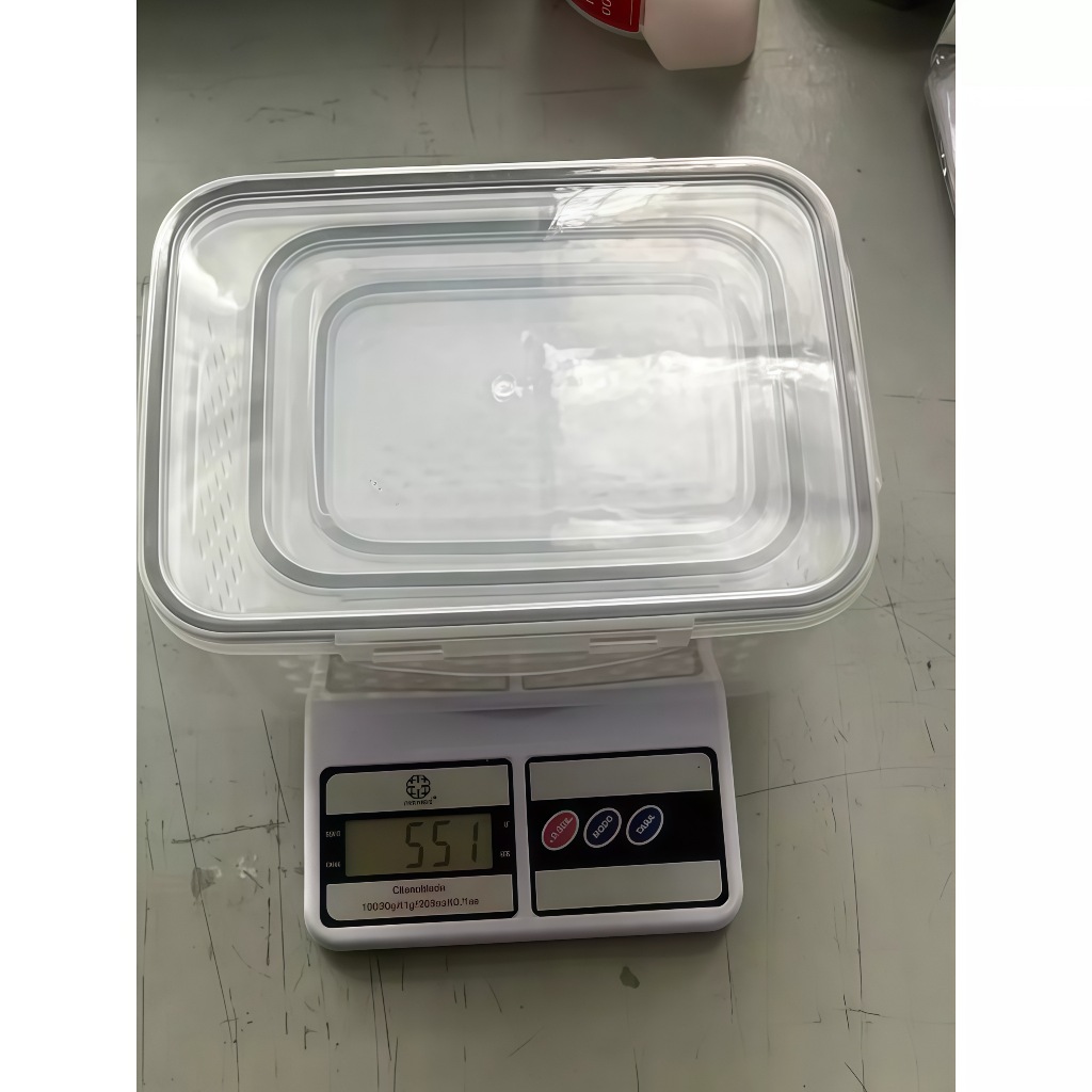 Kit 3 Potes Organizadores Geladeira Para Alimentos Vegetais Fruta Cozinha Moderna Uso Microonda — imagen 5