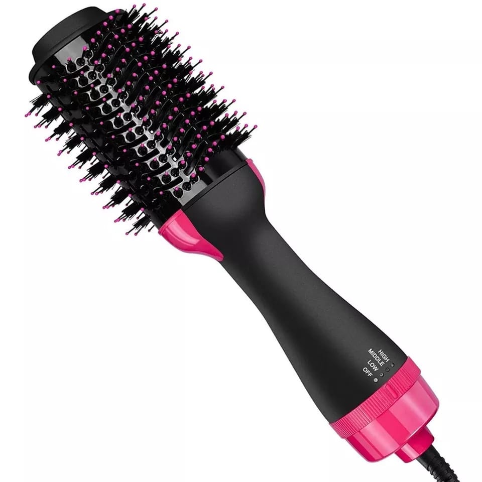 Escova Secadora Alisador Elétrica Quente Cabelo Com 3 Em1 Hair Styler 110V — imagen 3